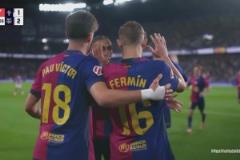 巴薩2-1反超比分！馬丁左路傳中助攻！費爾明推射破門！