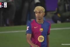 可惜！亞馬爾腳后跟妙傳，福特禁區內1V3閃轉騰挪打遠角中柱！