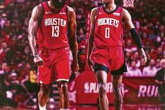 一個7分一個8分！美國火箭博主調侃：哈登將自己G7的火炬傳到了杰倫-格林手里