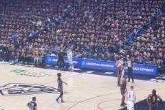 感覺這個MVP一語雙關?。GA罰球時威少登場現場響起MVP