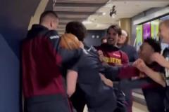 掘金隊員在通道“圍毆”威少 這種隊內氛圍真的愛了