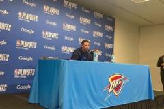 雷霆賽后主帥：我認為我們犯規執行的很好，這不是我們輸球的原因