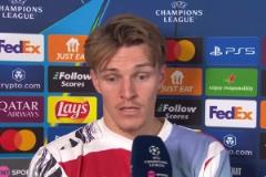 厄德高：在禁區外我們踢得非常好，我們在禁區內表現不夠好