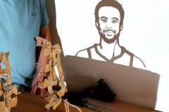 紙影成畫藝術呈現--斯蒂芬?guī)炖铮∵@也太酷了~