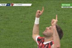 米蘭1-1扳平比分！普利西奇倒地妙傳助攻！S-希門尼斯推射得手！