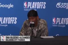 今天把鍋背好！亞歷山大賽后攬責：最好的球員應該投進那些球，而我沒做到