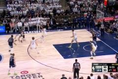 太傷！勇士末節(jié)將分差迫近至個(gè)位數(shù)，結(jié)果華子三分和麥丹暴扣，又將分差拉大