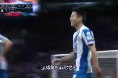 當年武磊攻破巴薩球門，國外解說狂吹：中國英雄
