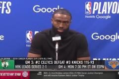 回旋鏢！布朗此前：不是1場2場3場，想擊敗我們得贏我們4場！