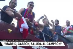 開始上嘴臉！費爾明游行高唱：馬德里的混蛋，快來向冠軍敬禮