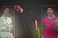 二選一環節！C羅選擇了喬治娜，但看到梅西時卻彎腰鞠躬了