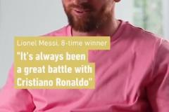 梅西談與C羅的金球競爭：我們都是偉大的競爭者，我們相互促進