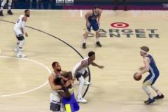 網友2K模擬森林狼淘汰勇士：戈貝爾把追夢往死里打