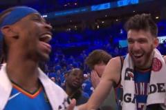 殺入西決！切特賽后吹爆SGA：你知道這是誰嗎？MVP！