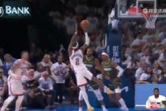 麥丹被晃開了SGA跳投仍有哨！拉塞爾不敢相信，直呼：哦買噶…