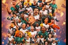 同年破魔咒！凱恩轉發(fā)熱刺奪冠海報：恭喜！