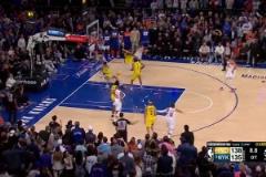 五驢累了！唐斯和布倫森最后時刻連續嘗試三分絕平，但差太多了！