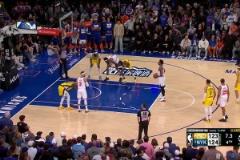 哈利魔法！哈利伯頓踩著三分線神奇壓哨絕平，鎖喉致敬米勒！